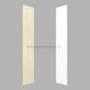 Задняя полустенка островного стеллажа 1750x450x16 мм, цвет белый