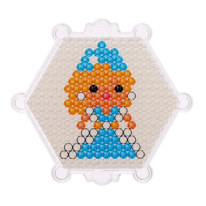 Аквамозаика «Дед Мороз и Снегурочка», украшение на ёлку, 4 фигурки