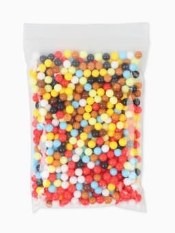 Аквамозаика «Дед Мороз с мешком», подвески на ёлку, 4 фигурки, 449 шариков