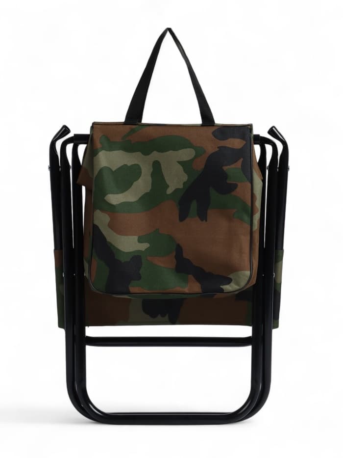 Стул туристический maclay, 35×28×58 см, до 90 кг, с сумкой, складной, со спинкой, хаки