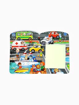 Набор для рисования светом «Транспорт», ручка с фонариком и невидимыми чернилами