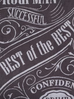 Полотенце махровое «Этель» Real man, 70×130 см, хлопок 100%, серое