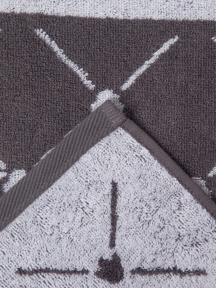 Полотенце махровое Этель King, 70×130 см, 100%, 420 г/м², серое