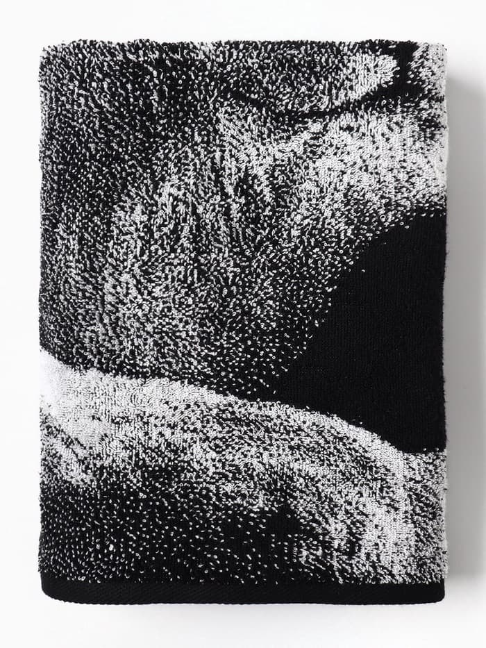 Полотенце махровое «Этель. Лучший папа», 70×130 см, 100% хлопок, 420 г/м², чёрно-белое