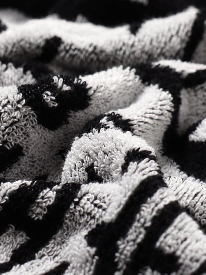 Полотенце махровое Этель «Будь первым», 70×130 см, 100% хлопок, 420 г/м², чёрно-белое