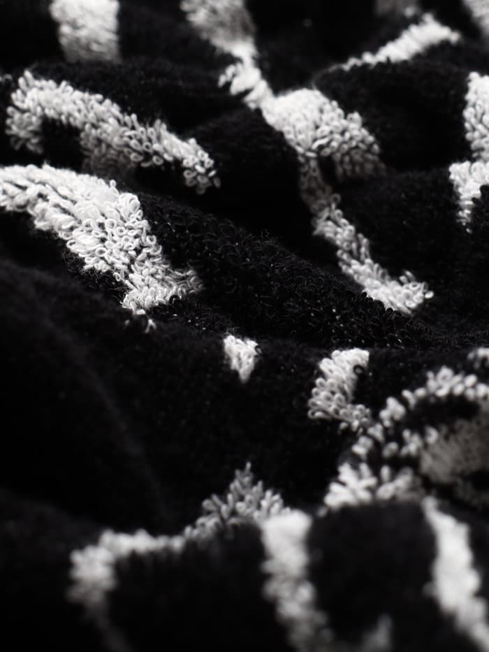 Полотенце махровое Этель «Настоящий джентльмен», 70×130 см, 100% хлопок, 420 г/м², чёрно-белое