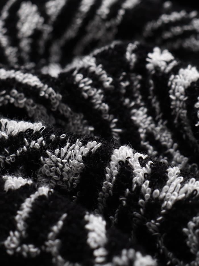 Полотенце махровое «Этель. Победитель», 70×130 см, 100% хлопок, 420 г/м², чёрно-белое