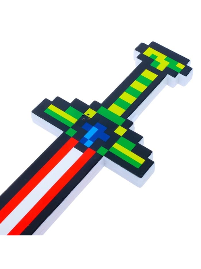 Меч «Пиксель», работает от батареек, свет и звук