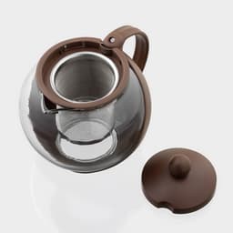 Чайник заварочный «Забота» матовый, 700 мл, с металлическим ситом, стекло, МИКС