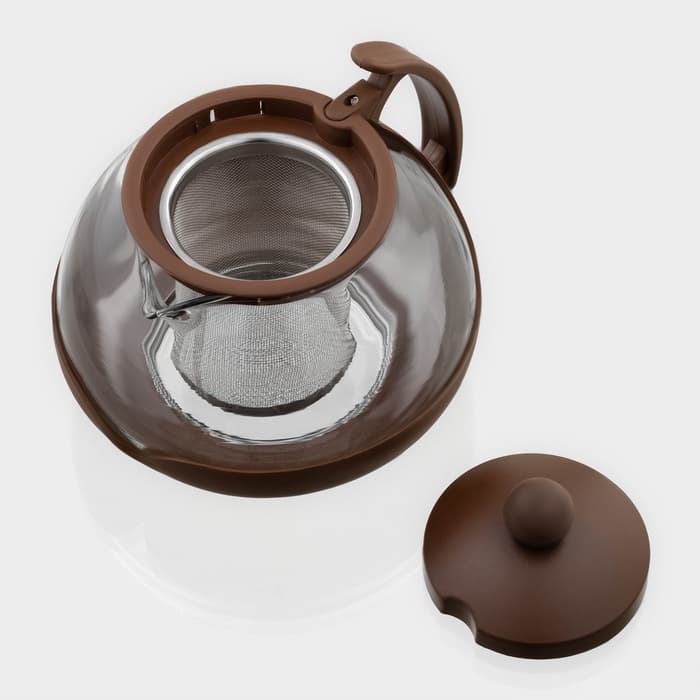 Заварочный чайник «Фантазия», 750 мл, с металлическим ситом, стекло, МИКС