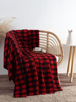 Плед флисовый «Экономь и Я. Клетка», 150×200 см