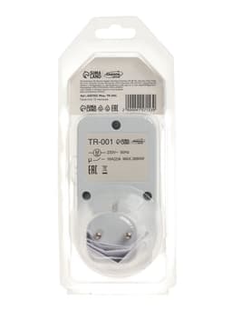 Таймер розеточный механический Luazon Lighting, 16 A, интервал 30 минут, 220 В, суточный