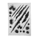 Наклейка на автомобиль «Следы от пуль» набор 18 шт.