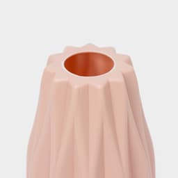 Ваза для цветов, пластик, 7.5×21 см, 550 мл, розовая