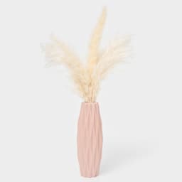 Ваза для цветов, пластик, 7.5×21 см, 550 мл, розовая