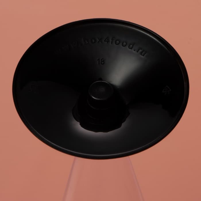 Фужер пластиковый одноразовый для шампанского «Конус», 150 мл, прозрачный, ножка МИКС