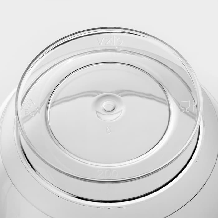 Креманка одноразовая для фуршета «Кристалл», 200 мл, пластик, прозрачная