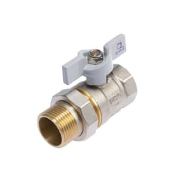 Кран шаровой «СТМ» СТАНДАРТ, с американкой 1", бабочка