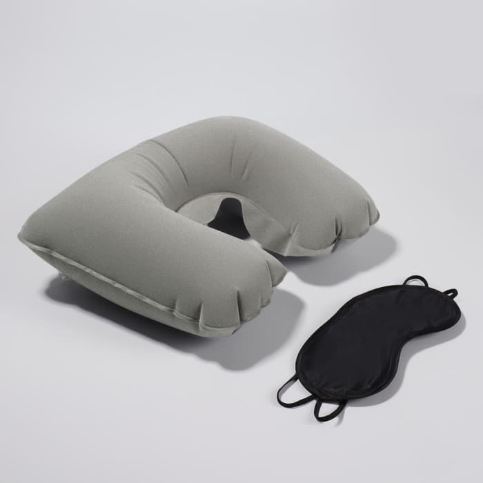 Дорожный набор: подушка для шеи, маска для сна