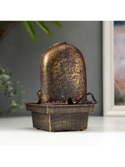 Фонтан настольный «Ганеша с книгой у водопада», от сети, 20×12.5×12.5 см
