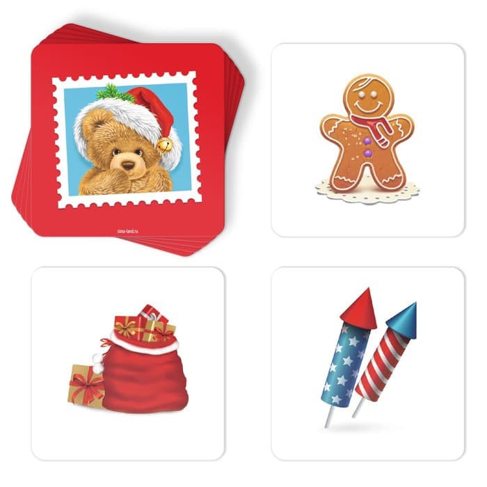 Настольная игра «Мемо. Встречаем Новый Год!», новогодняя, 28 карт, 4+