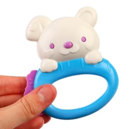 Погремушка-прорезыватель Крошка Я «Собачка», от 3 мес., МИКС