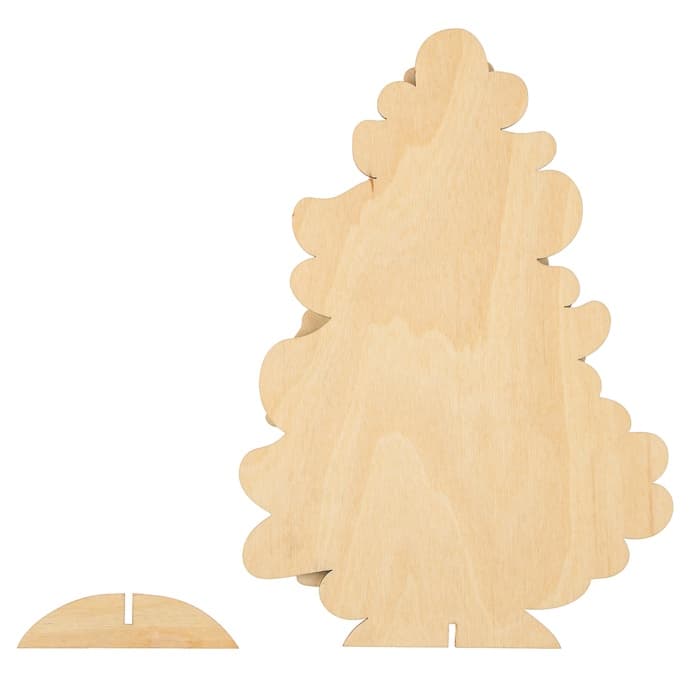 Головоломка Лесная мастерская «Наряди ёлочку»,новогодняя с липучками