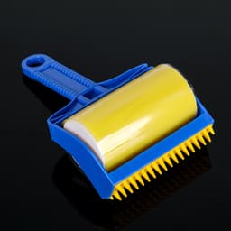 Ролик для чистки одежды с силиконовой щёткой Доляна, 20×11×7 см