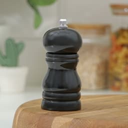 Мельница для специй Доляна «Краски», 11 см, дерево, чёрная