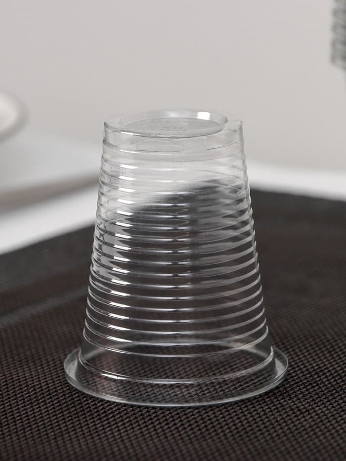 Стакан одноразовый пластиковый, 100 мл, d=5.5 см, прозрачный