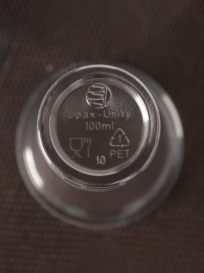 Стакан одноразовый пластиковый, 100 мл, d=5.5 см, прозрачный