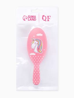 Расчёска массажная, 4.5×13(±1) см, МИКС