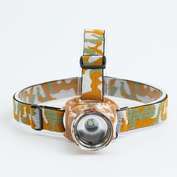 Фонарь налобный аккумуляторный «Мастер К», 9 Вт, 130 Лм, 3 режима