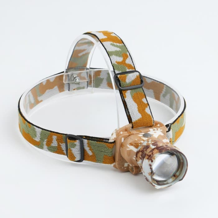 Фонарь налобный аккумуляторный «Мастер К», 9 Вт, 130 Лм, 3 режима