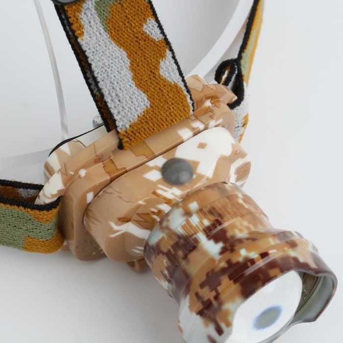 Фонарь налобный аккумуляторный «Мастер К», 9 Вт, 130 Лм, 3 режима