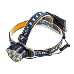 Фонарь налобный аккумуляторный «Мастер К», 4 LED, 2 COB, 2 АКБ, USB