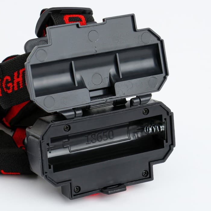 Фонарь налобный аккумуляторный «Мастер К», 3 режима, от USB, 5×8 см