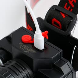 Фонарь налобный аккумуляторный «Мастер К», 3 режима, от USB, 5×8 см