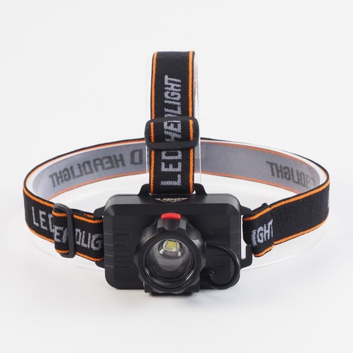 Фонарь налобный аккумуляторный, серия: «Мастер К», 3 режима, 6×8.5 см, от USB