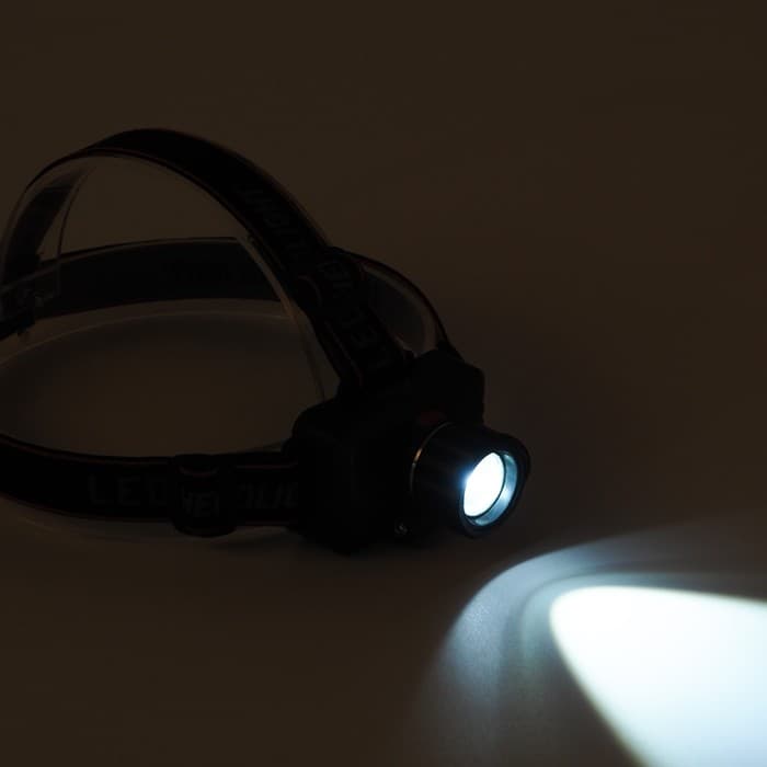 Фонарь налобный аккумуляторный, серия: «Мастер К», 3 режима, 6×8.5 см, от USB