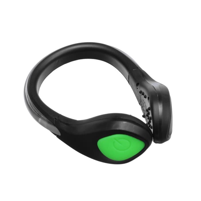 Светодиодная клипса SY-AH01, от батареек 2хCR2032, зелёная