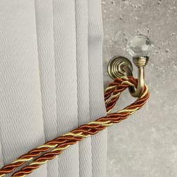 Держатель для штор ««ТУНДРА»» KS007, однорожковый, цвет бронза, набор 2 шт.