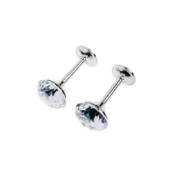 Держатель для штор «ТУНДРА» Kd=001, однорожковый, цвет хром, набор 2 шт.