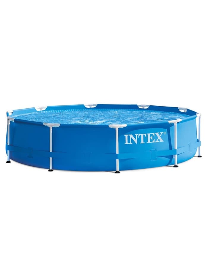 Бассейн каркасный Metal Frame Pool 28200NP, 305×76 см, от 6 лет, круглый, 28200NP INTEX