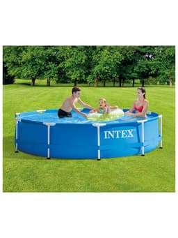 Бассейн каркасный Metal Frame Pool 28200NP, 305×76 см, от 6 лет, круглый, 28200NP INTEX