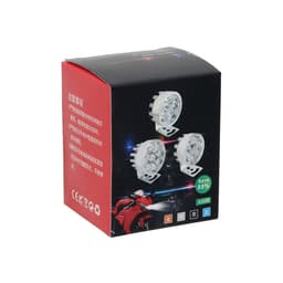 Фара светодиодная для мототехники, 4 LED, IP67, 4 Вт, направленный свет