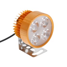 Фара светодиодная для мототехники, 4 LED, IP67, 4 Вт, направленный свет