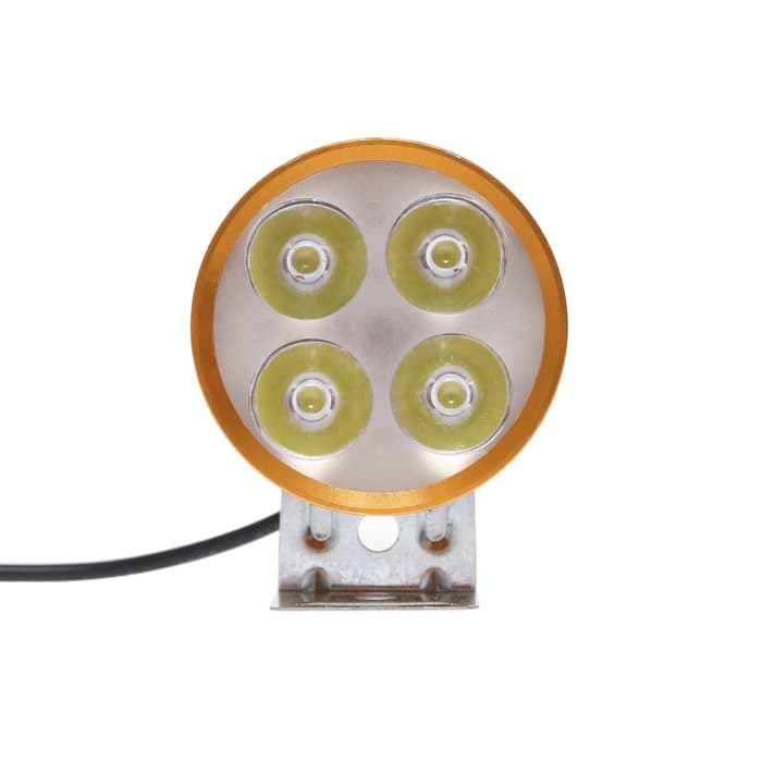 Фара светодиодная для мототехники, 4 LED, IP67, 4 Вт, направленный свет