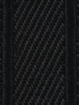 Заплатка для одежды, прямоугольная, 4.2×1 см, термоклеевая, чёрная