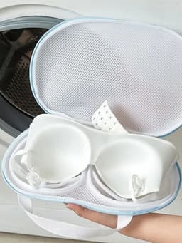 Мешок для стирки бюстгальтеров Доляна, 30×19 см, крупная сетка, цвет серый